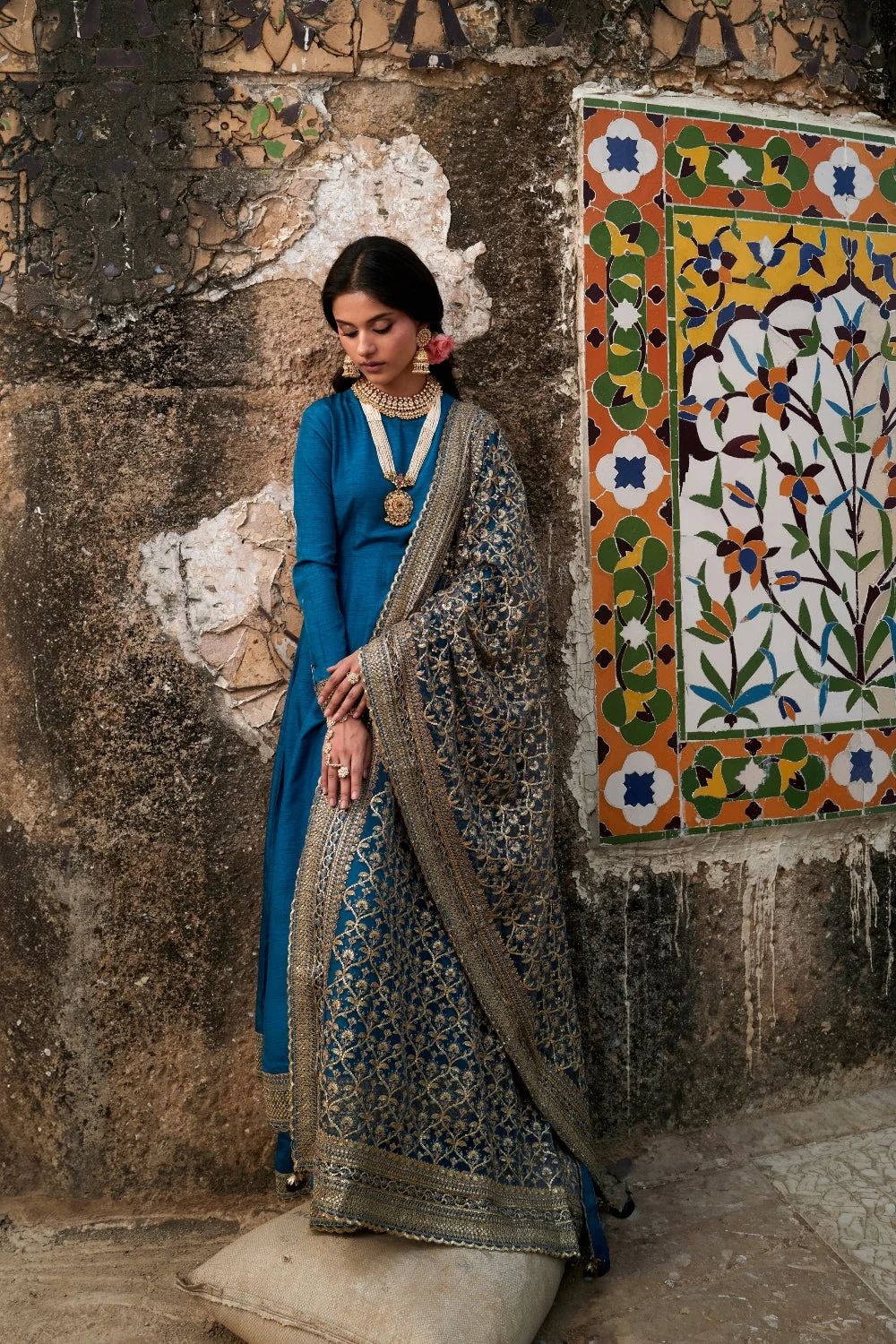 Design 01 - Turquoise - Ranya Festive RTW '25 - Image 4