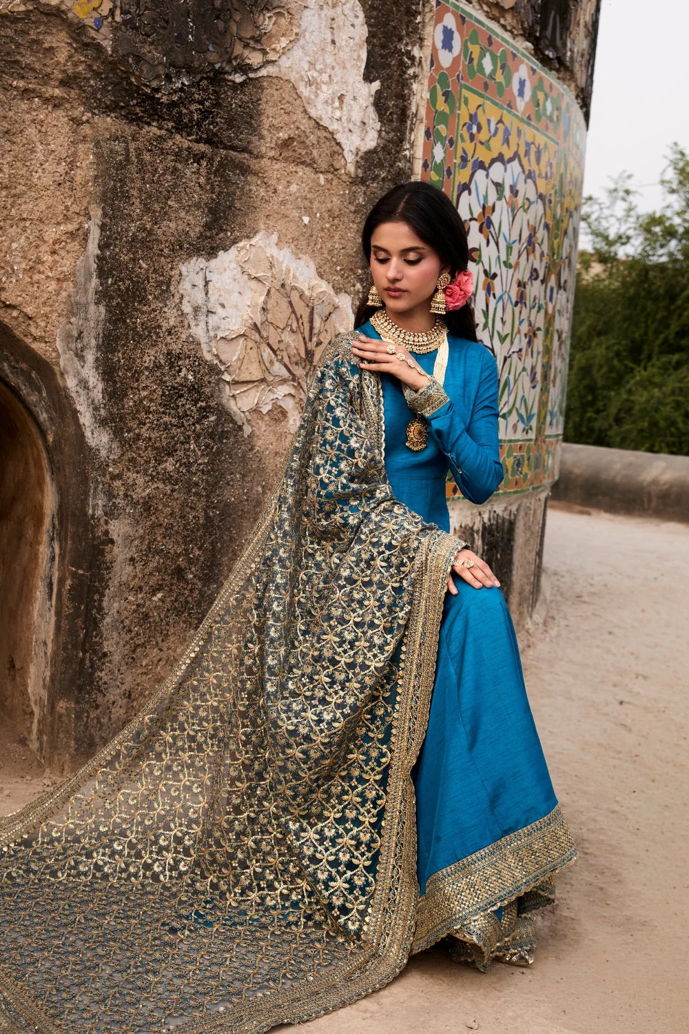 Design 01 - Turquoise - Ranya Festive RTW '25 - Image 5
