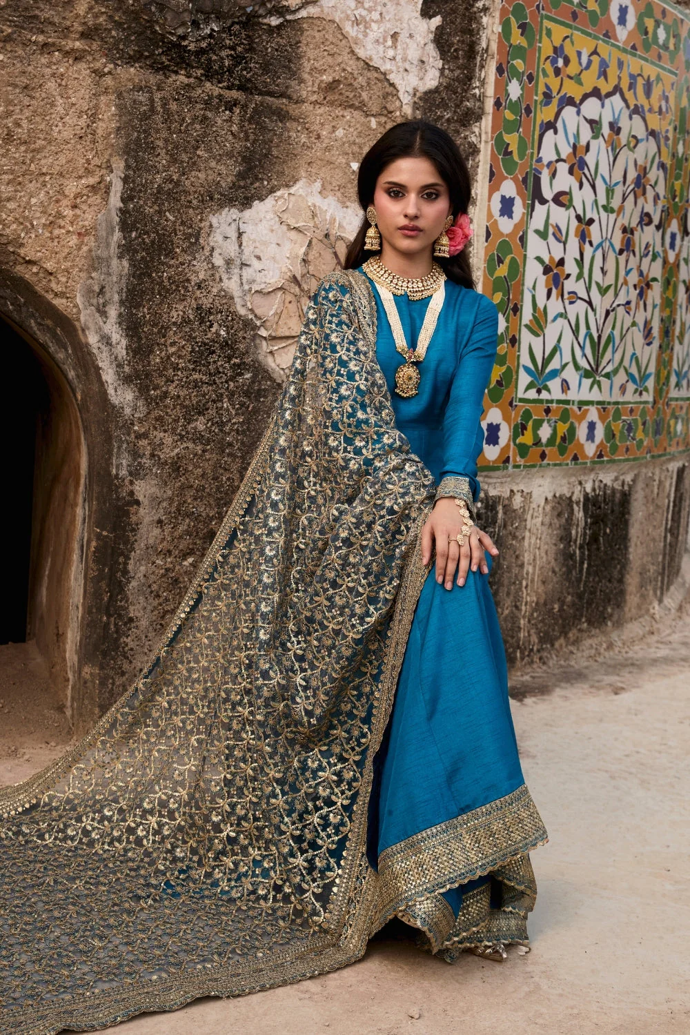 Design 01 - Turquoise - Ranya Festive RTW '25 - Image 8