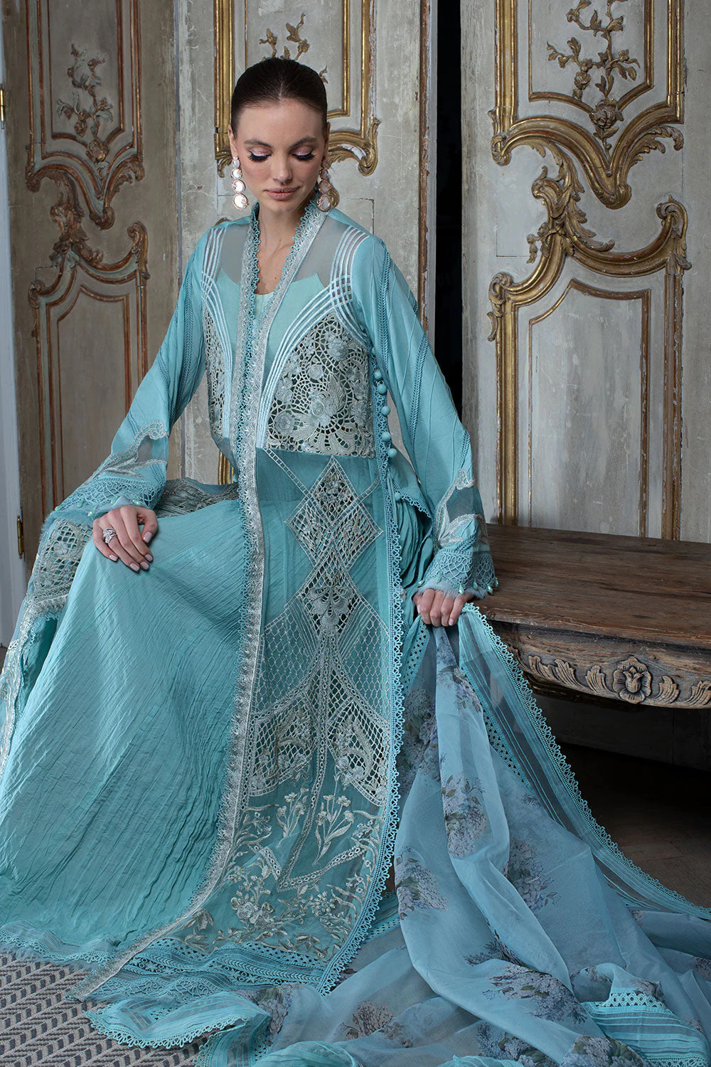 Design 10A Luxury Lawn 2024 Unstitched - Image 3