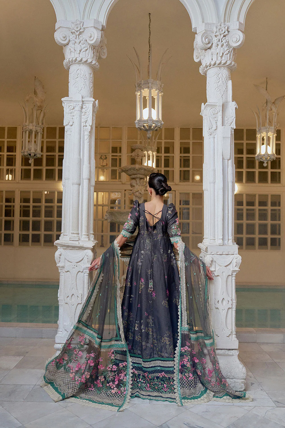 Design 10A Luxury Lawn Eid Edition 2026 Unstitched - Image 3