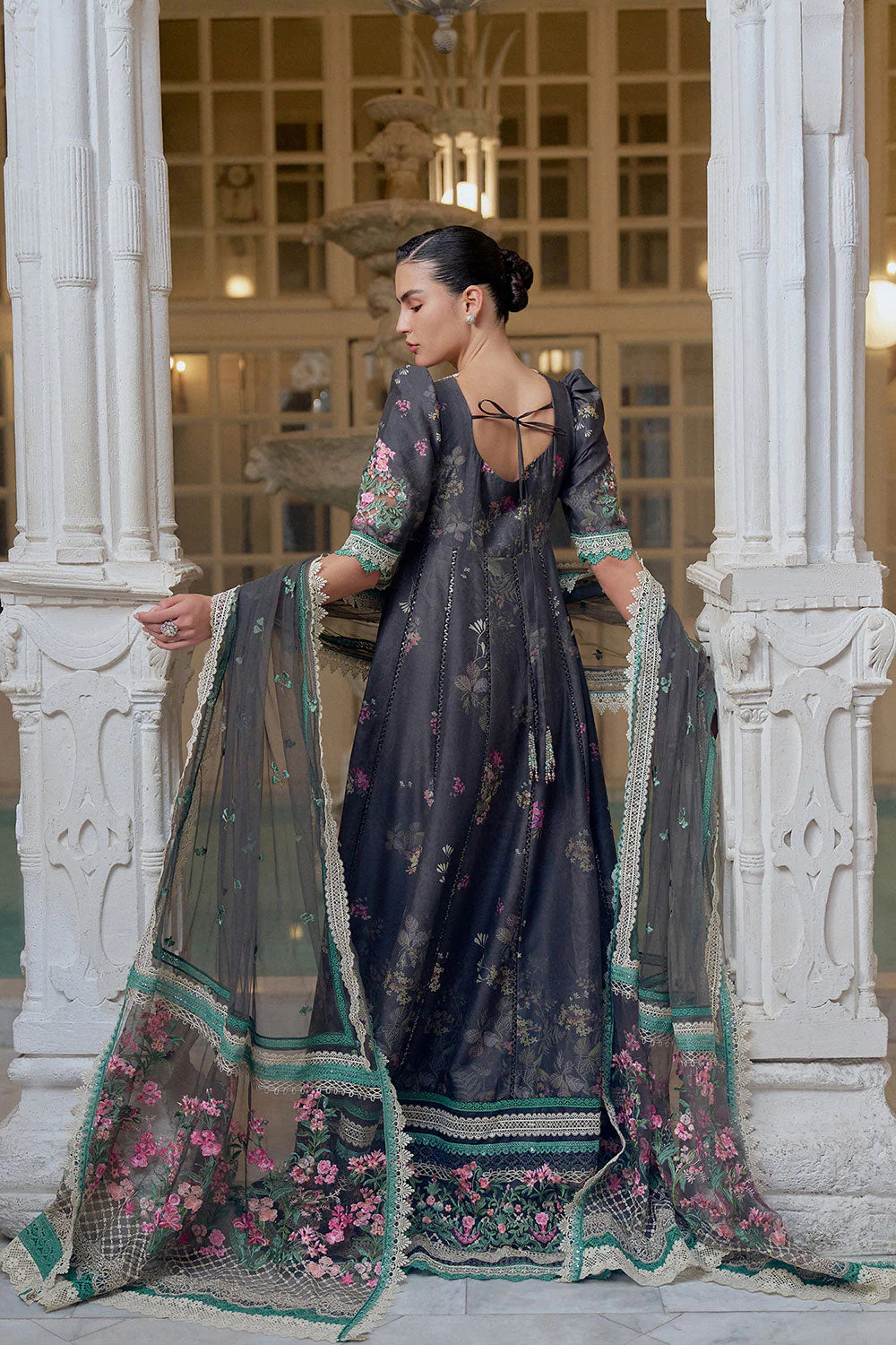 Design 10A Luxury Lawn Eid Edition 2026 Unstitched - Image 4