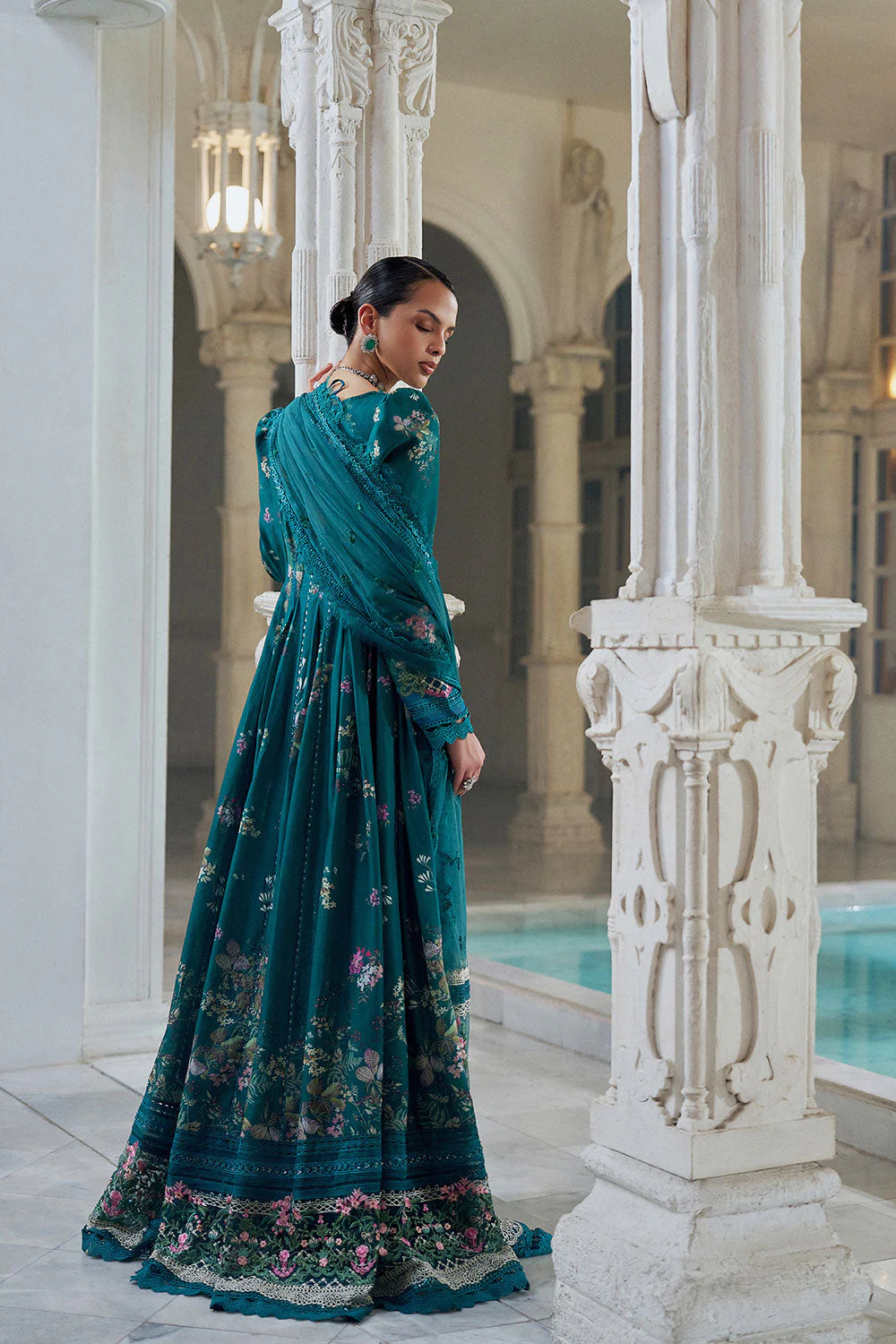 Design 10B Luxury Lawn Eid Edition 2026 Unstitched - Image 2