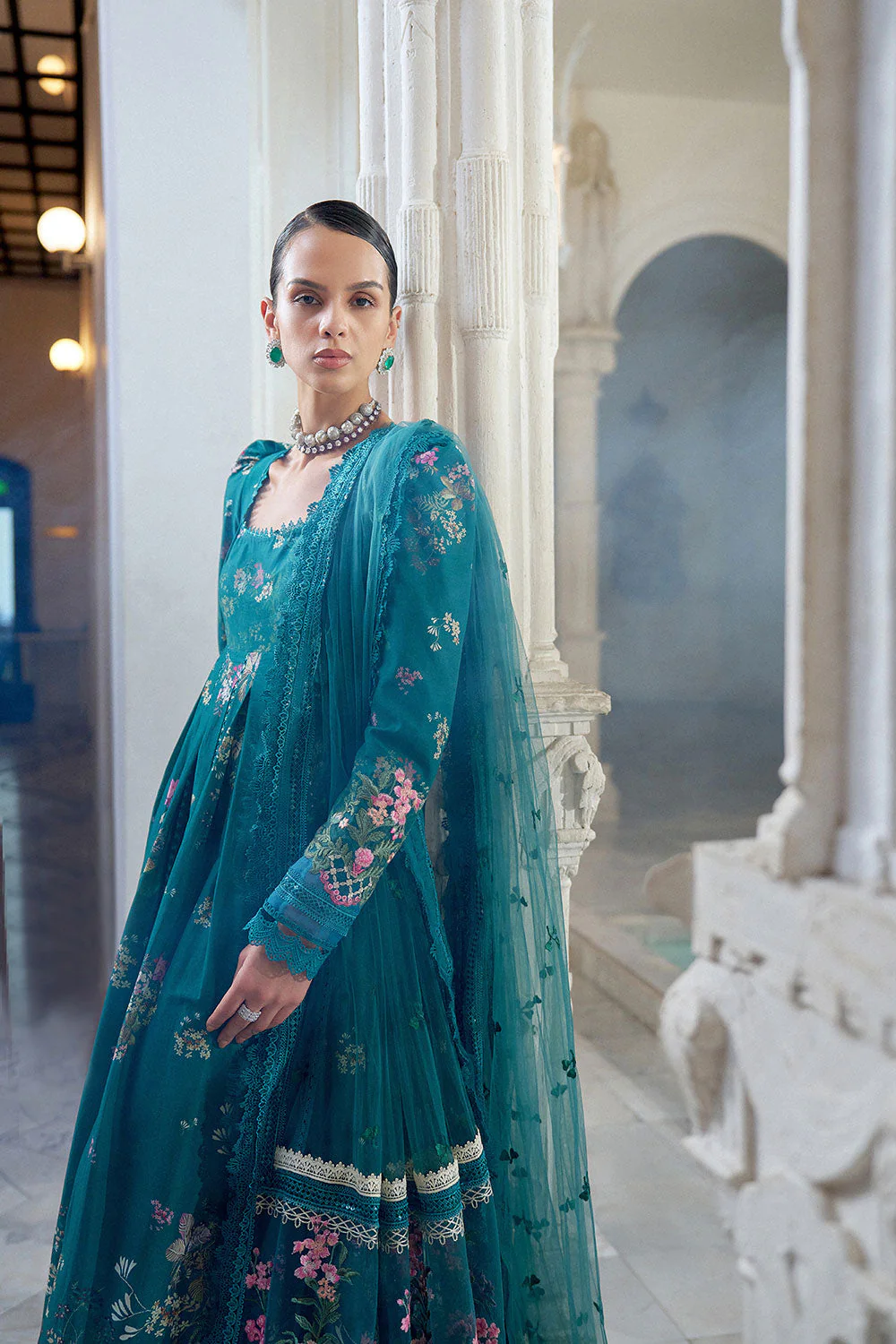 Design 10B Luxury Lawn Eid Edition 2026 Unstitched - Image 3