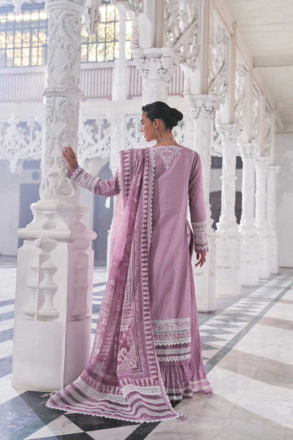 Design 11B Luxury Lawn Eid Edition 2026 Unstitched - Image 3
