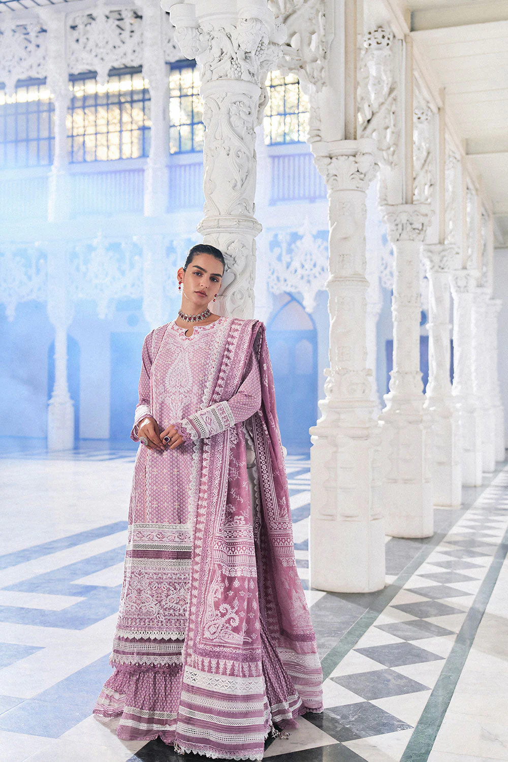 Design 11B Luxury Lawn Eid Edition 2026 Unstitched - Image 4