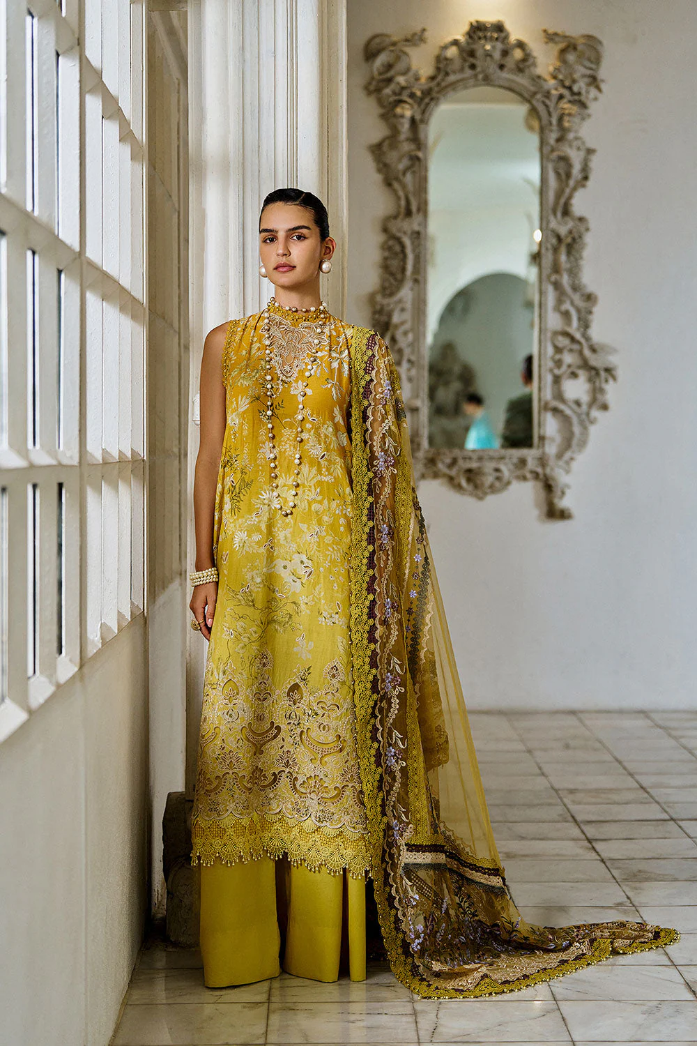 Design 12B Luxury Lawn Eid Edition 2026 Unstitched - Image 2