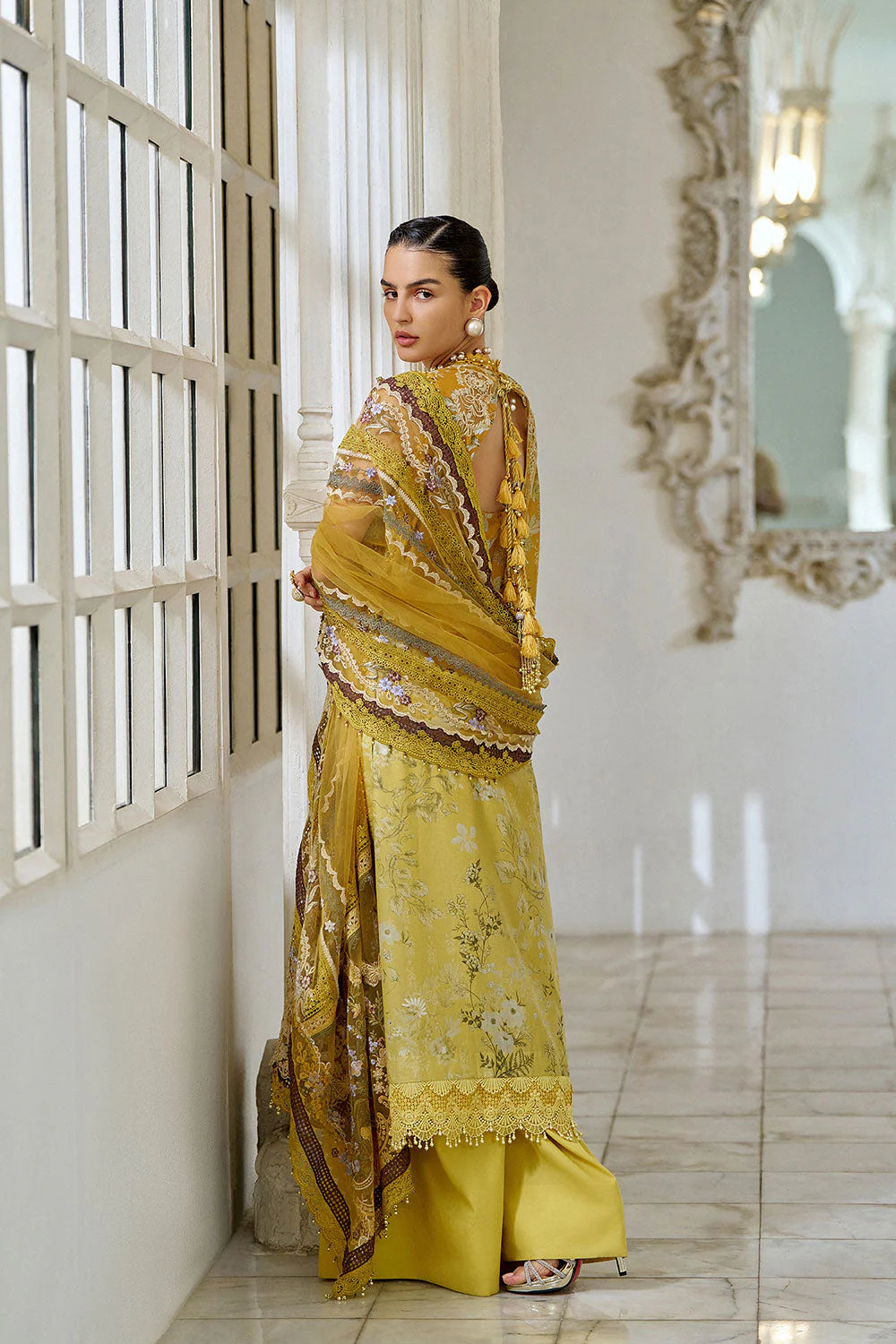 Design 12B Luxury Lawn Eid Edition 2026 Unstitched - Image 3