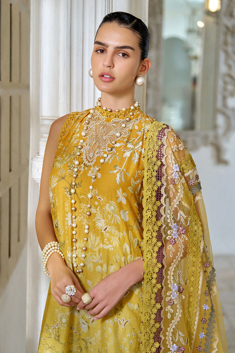 Design 12B Luxury Lawn Eid Edition 2026 Unstitched - Image 5