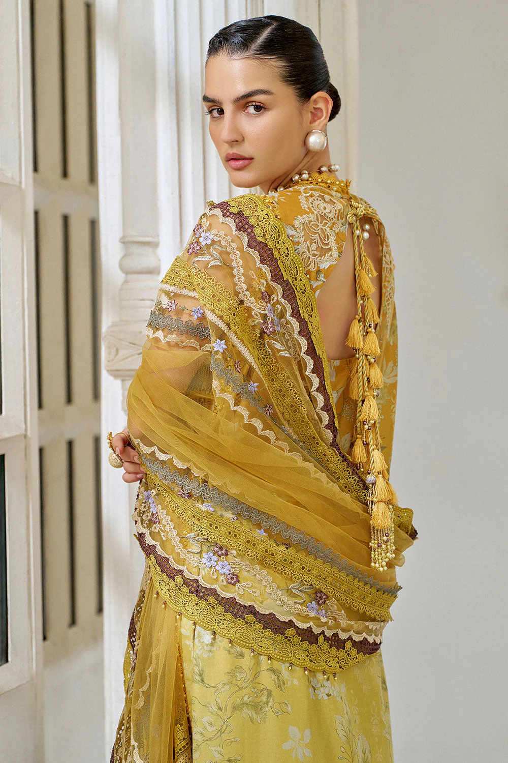 Design 12B Luxury Lawn Eid Edition 2026 Unstitched - Image 6