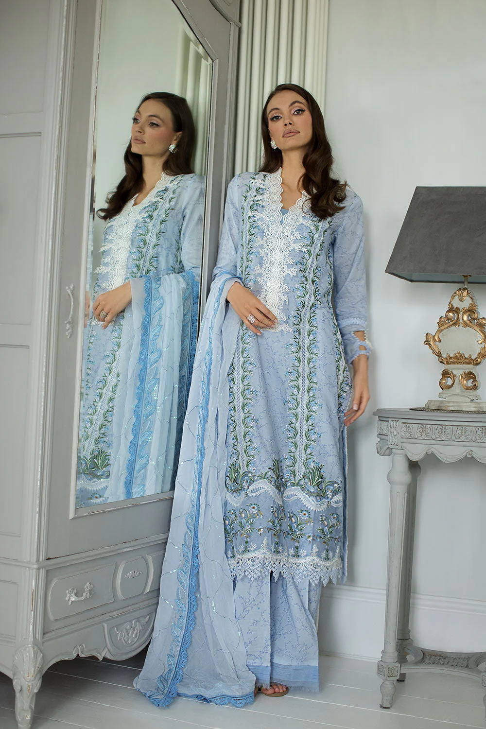 Design 13A Luxury Lawn 2024 Unstitched