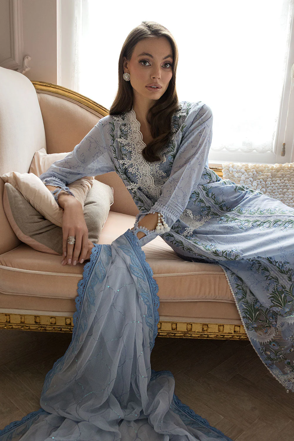 Design 13A Luxury Lawn 2024 Unstitched - Image 2