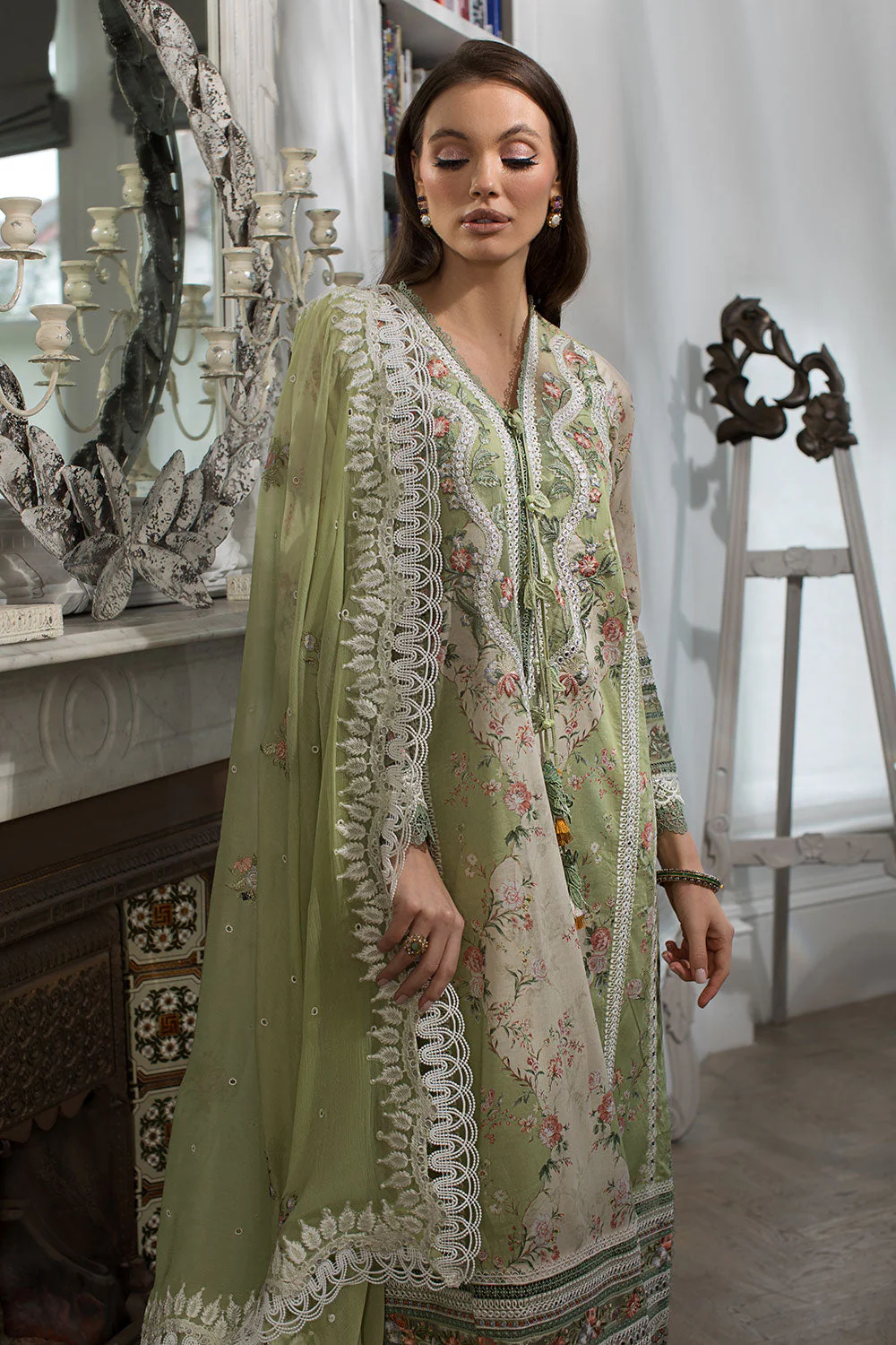 Design 14A Luxury Lawn 2024 Unstitched - Image 2