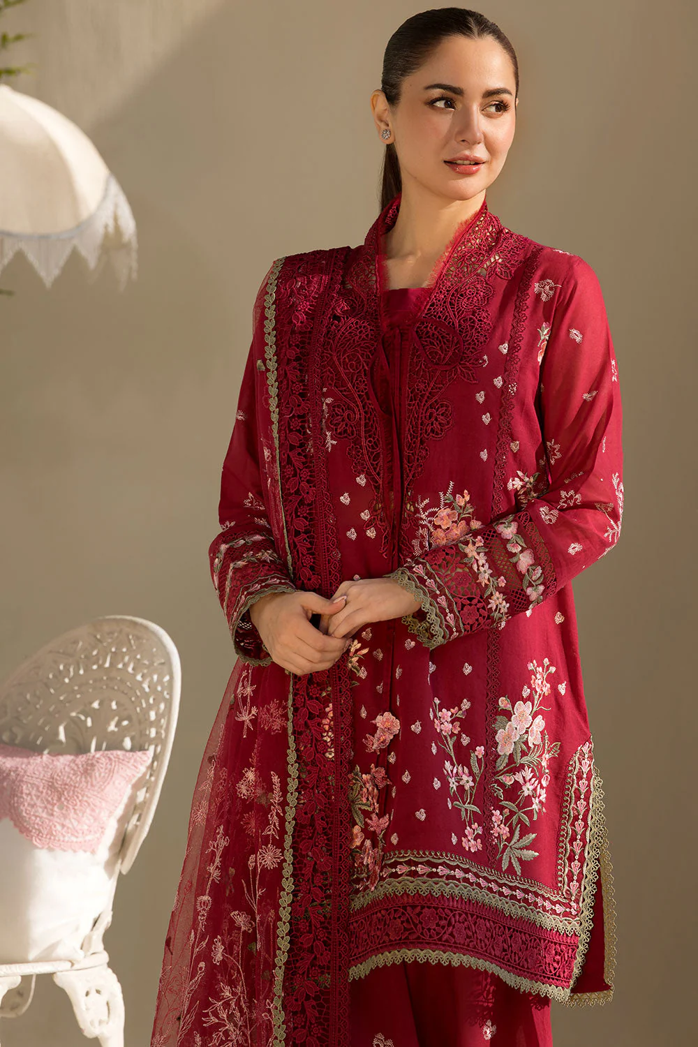 Design 14A Luxury Lawn 2025 Unstitched - Image 6