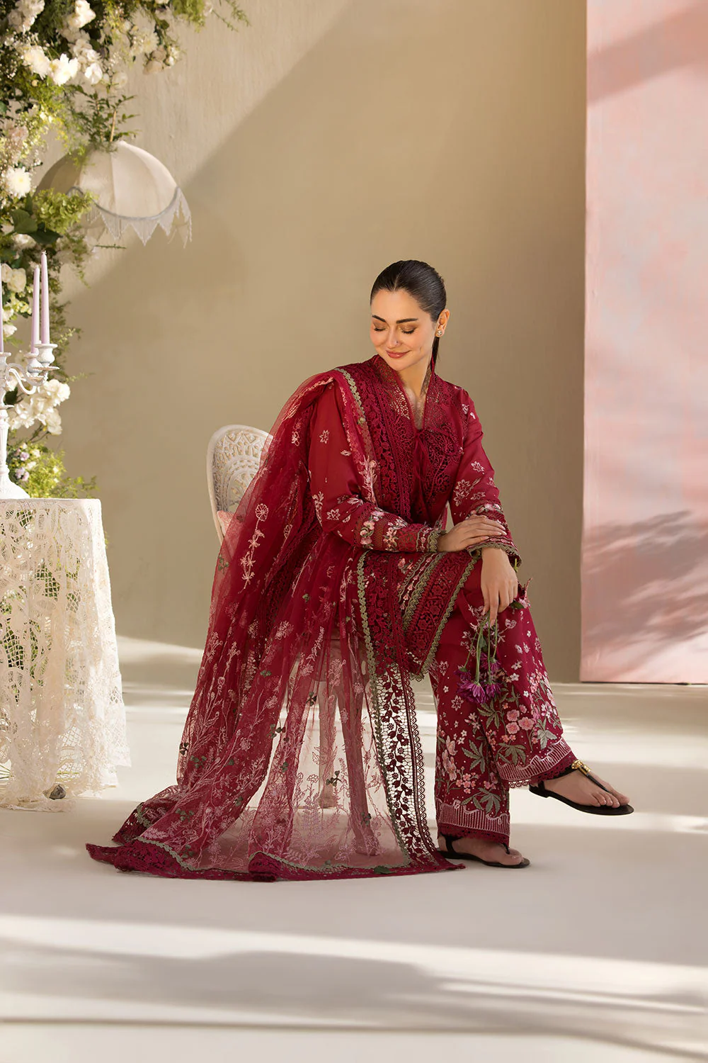 Design 14A Luxury Lawn 2025 Unstitched - Image 7