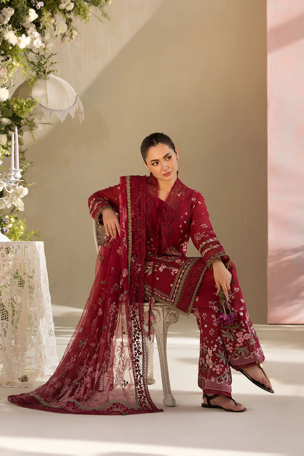 Design 14A Luxury Lawn 2025 Unstitched - Image 8
