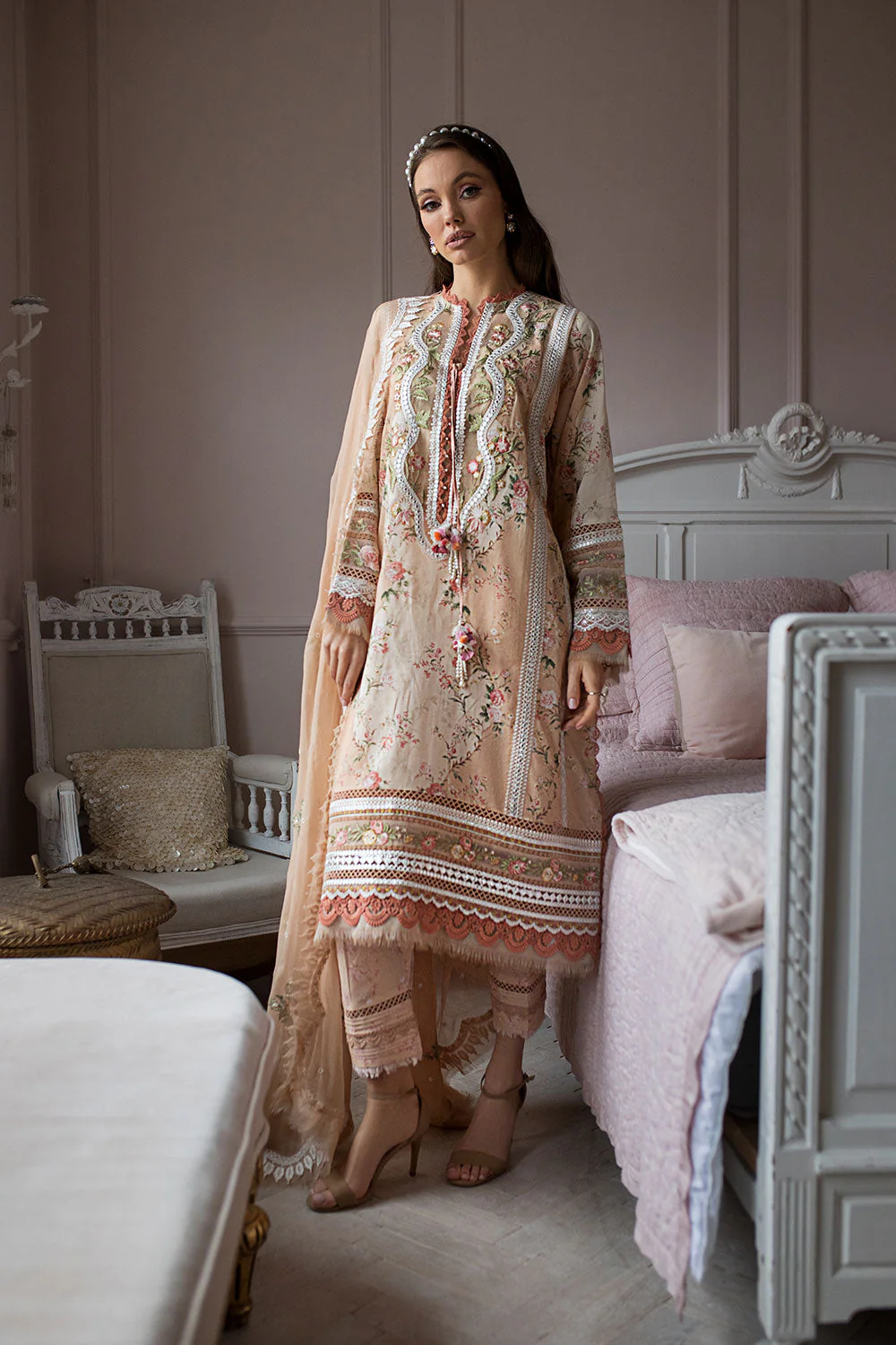 Design 14B Luxury Lawn 2024 Unstitched