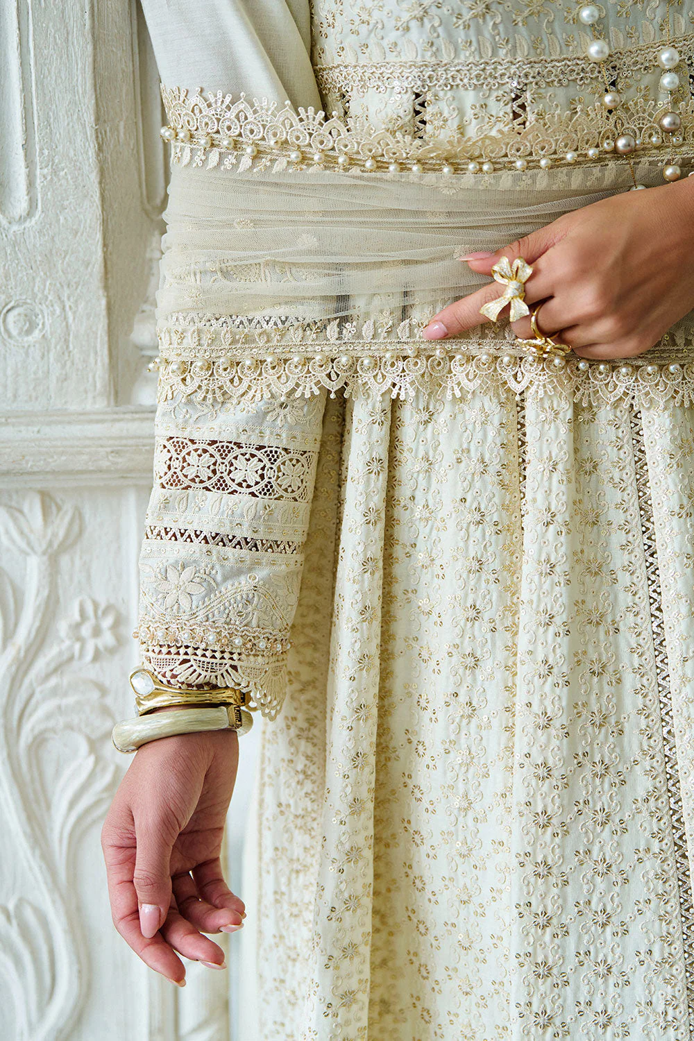 Design 1A Luxury Lawn Eid Edition 2026 Unstitched - Image 16