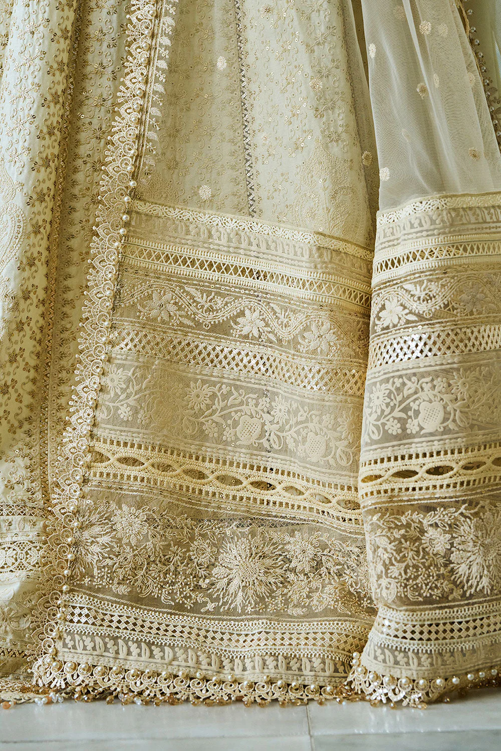 Design 1A Luxury Lawn Eid Edition 2026 Unstitched - Image 17