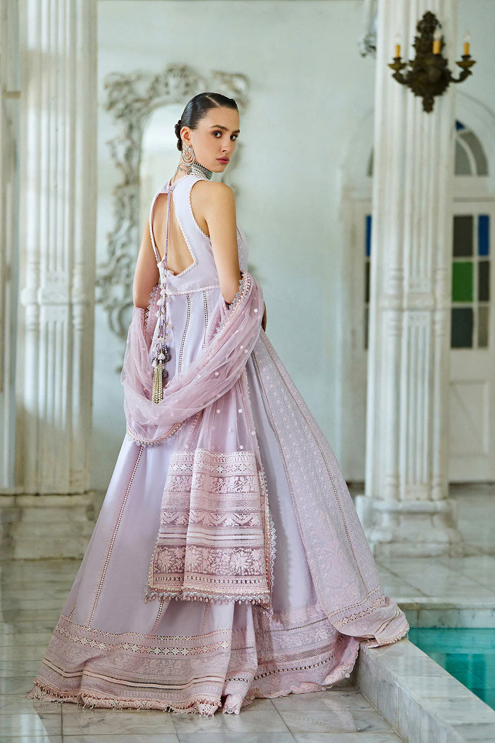 Design 1B Luxury Lawn Eid Edition 2026 Unstitched - Image 2