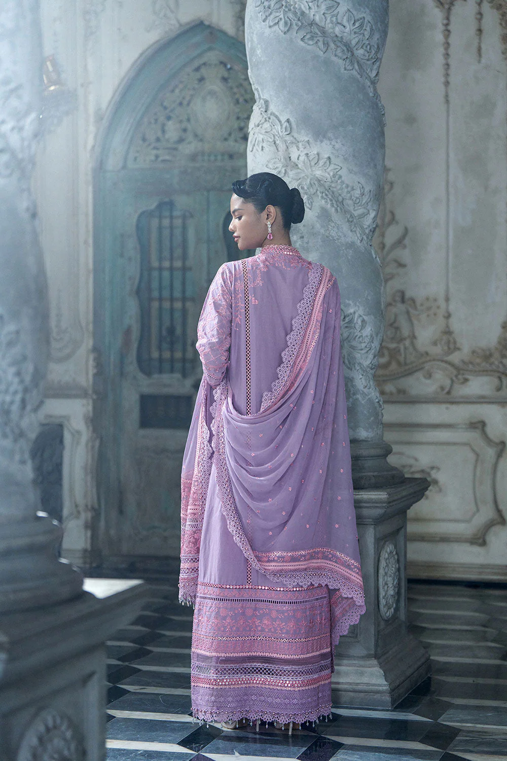 Design 2A Luxury Lawn Eid Edition 2026 Unstitched - Image 4