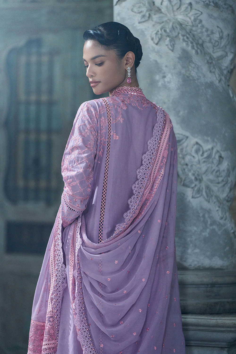 Design 2A Luxury Lawn Eid Edition 2026 Unstitched - Image 5