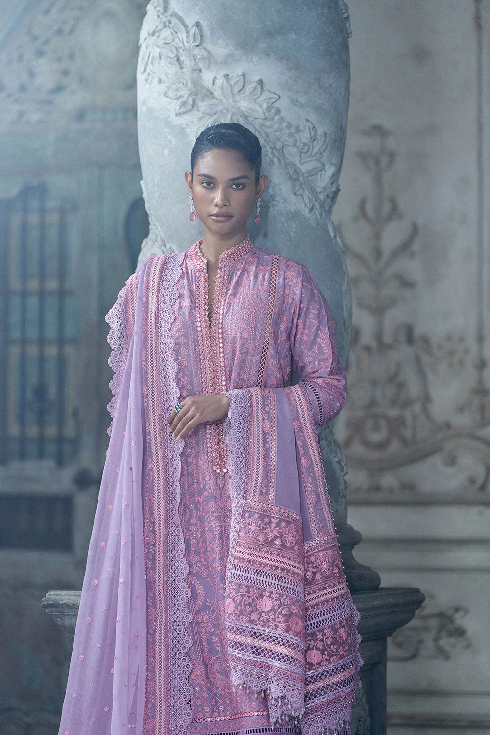 Design 2A Luxury Lawn Eid Edition 2026 Unstitched - Image 6