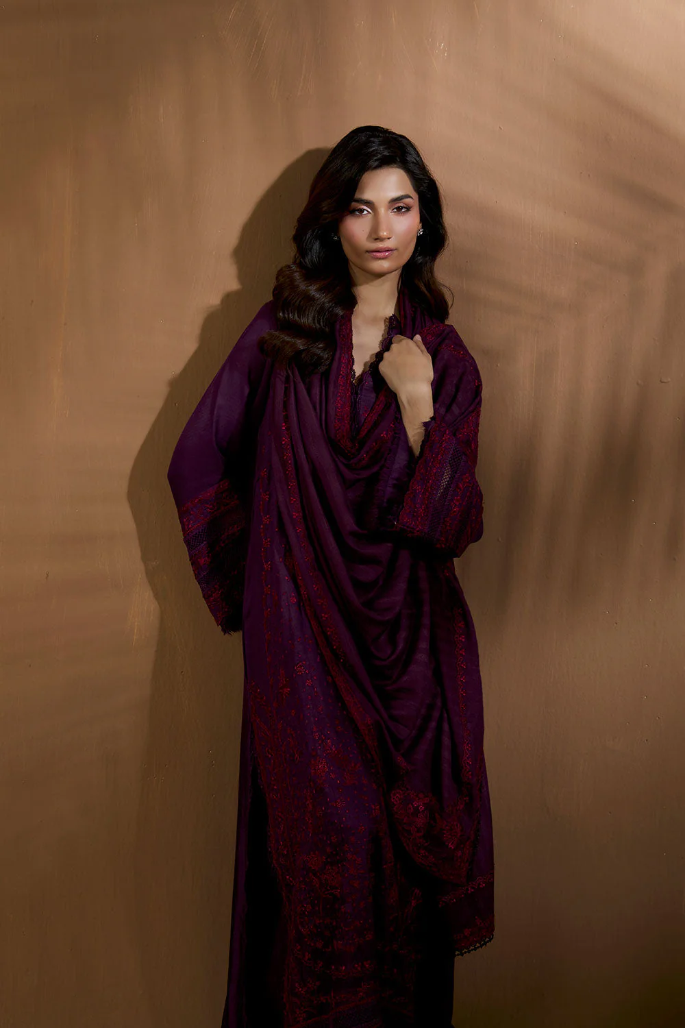 Design 2B Winter Shawl 2025 Unstitched - Image 4