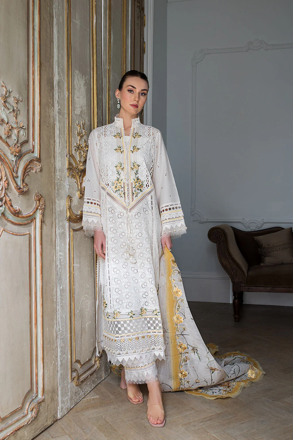 Design 3A Luxury Lawn 2024 Unstitched - Image 2