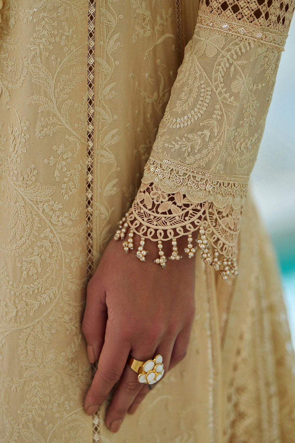 Design 3A Luxury Lawn Eid Edition 2026 Unstitched - Image 10
