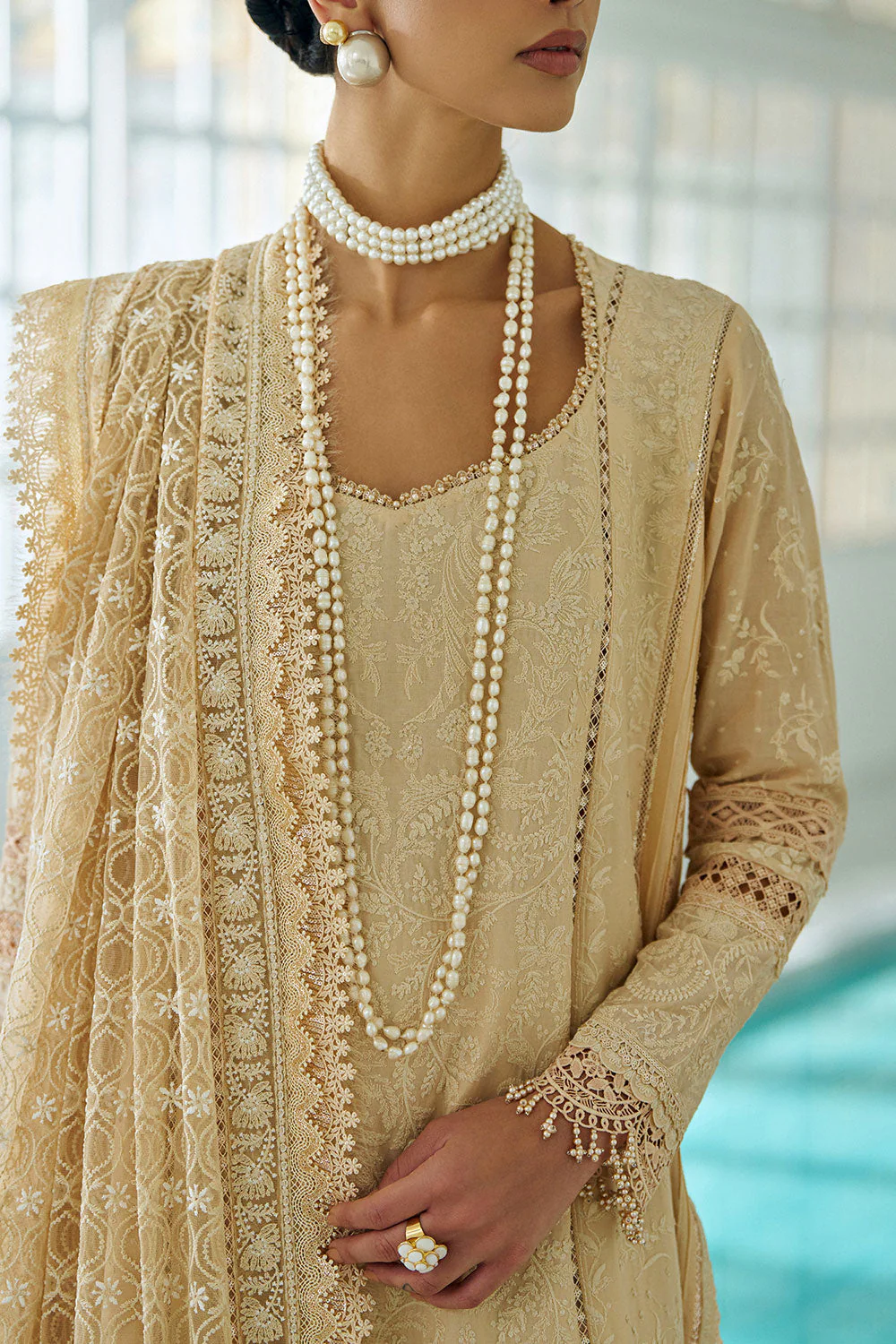 Design 3A Luxury Lawn Eid Edition 2026 Unstitched - Image 4