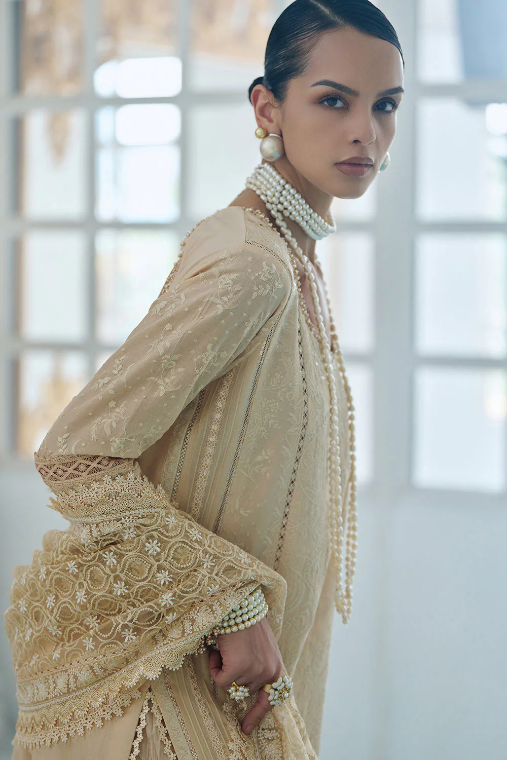 Design 3A Luxury Lawn Eid Edition 2026 Unstitched - Image 6