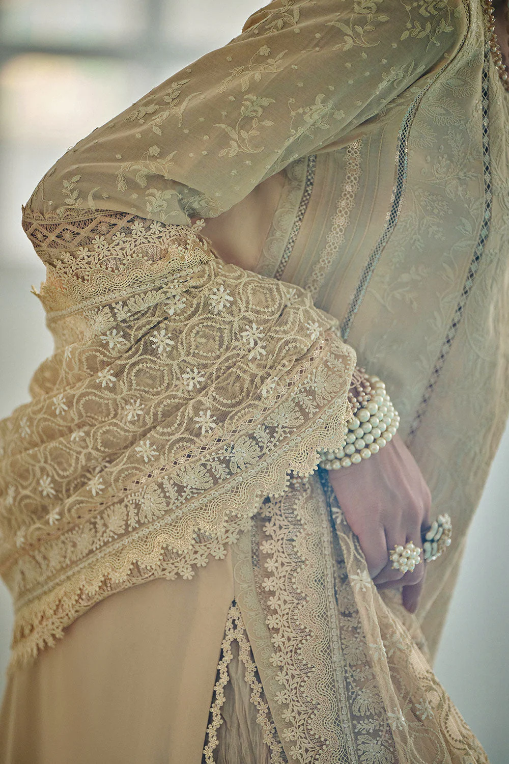 Design 3A Luxury Lawn Eid Edition 2026 Unstitched - Image 7