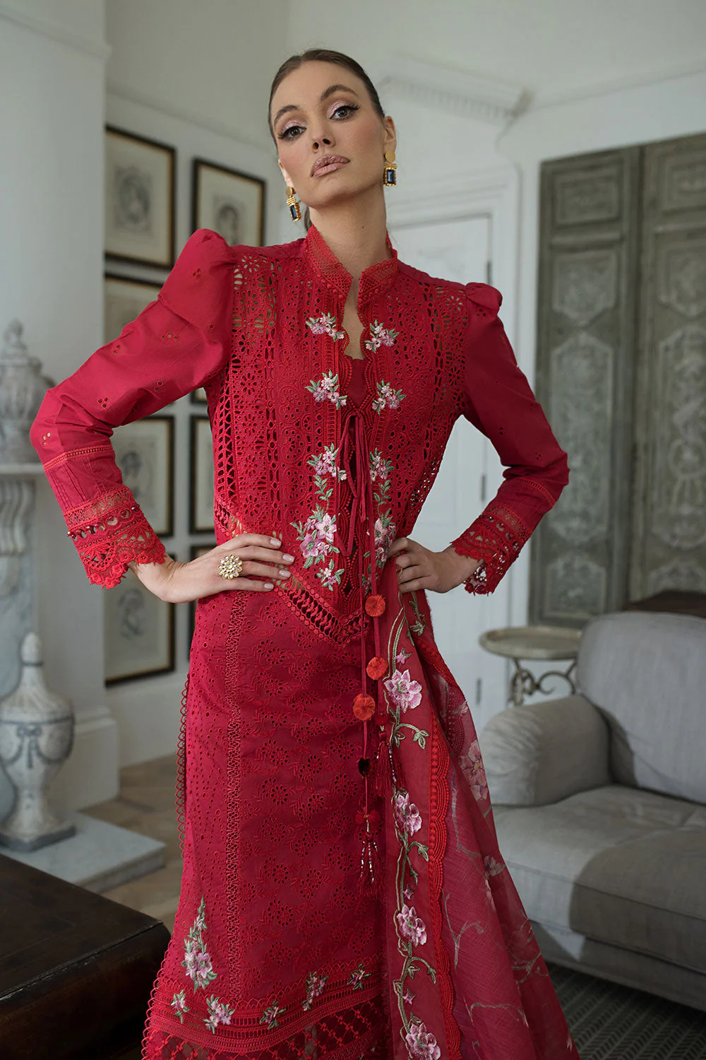 Design 3B Luxury Lawn 2024 Unstitched - Image 2