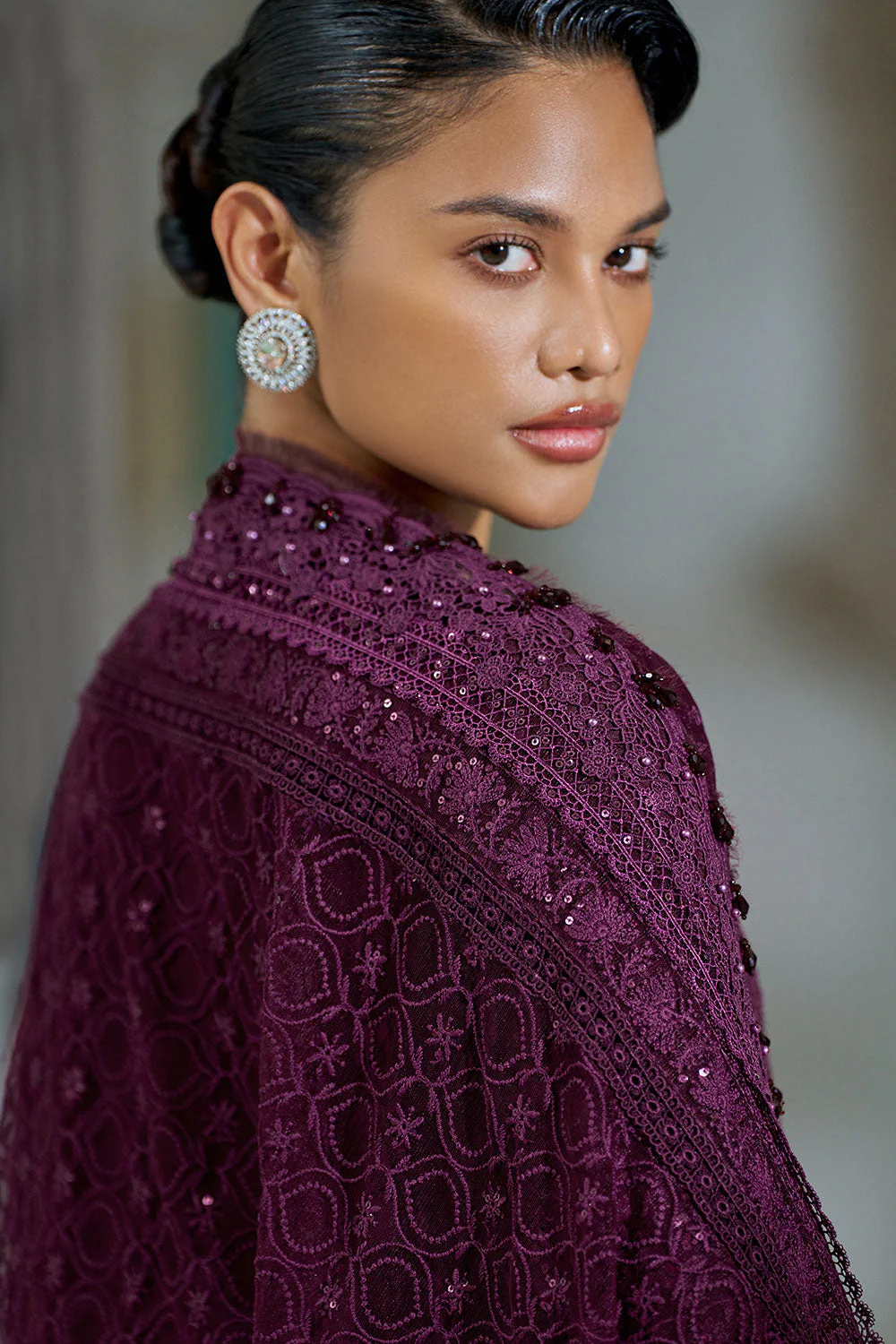 Design 3B Luxury Lawn Eid Edition 2026 Unstitched - Image 10