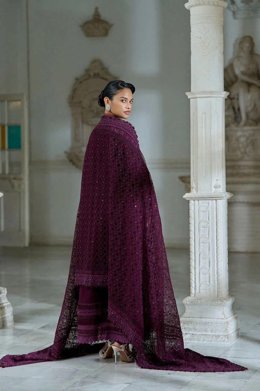 Design 3B Luxury Lawn Eid Edition 2026 Unstitched - Image 3