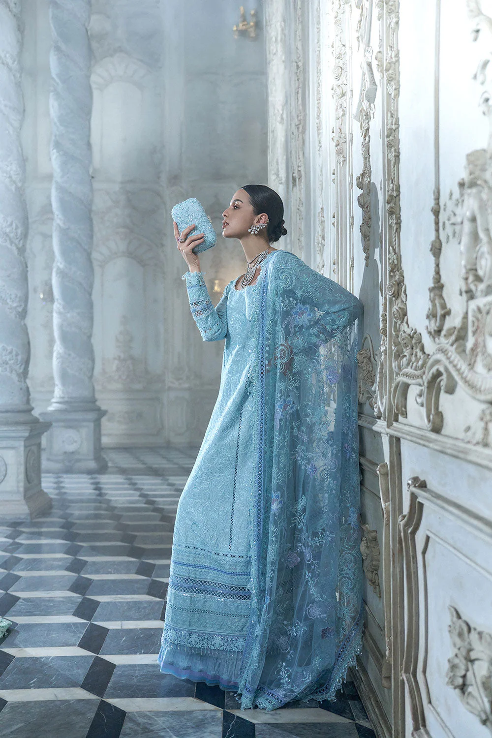 Design 4A Luxury Lawn Eid Edition 2026 Unstitched - Image 3