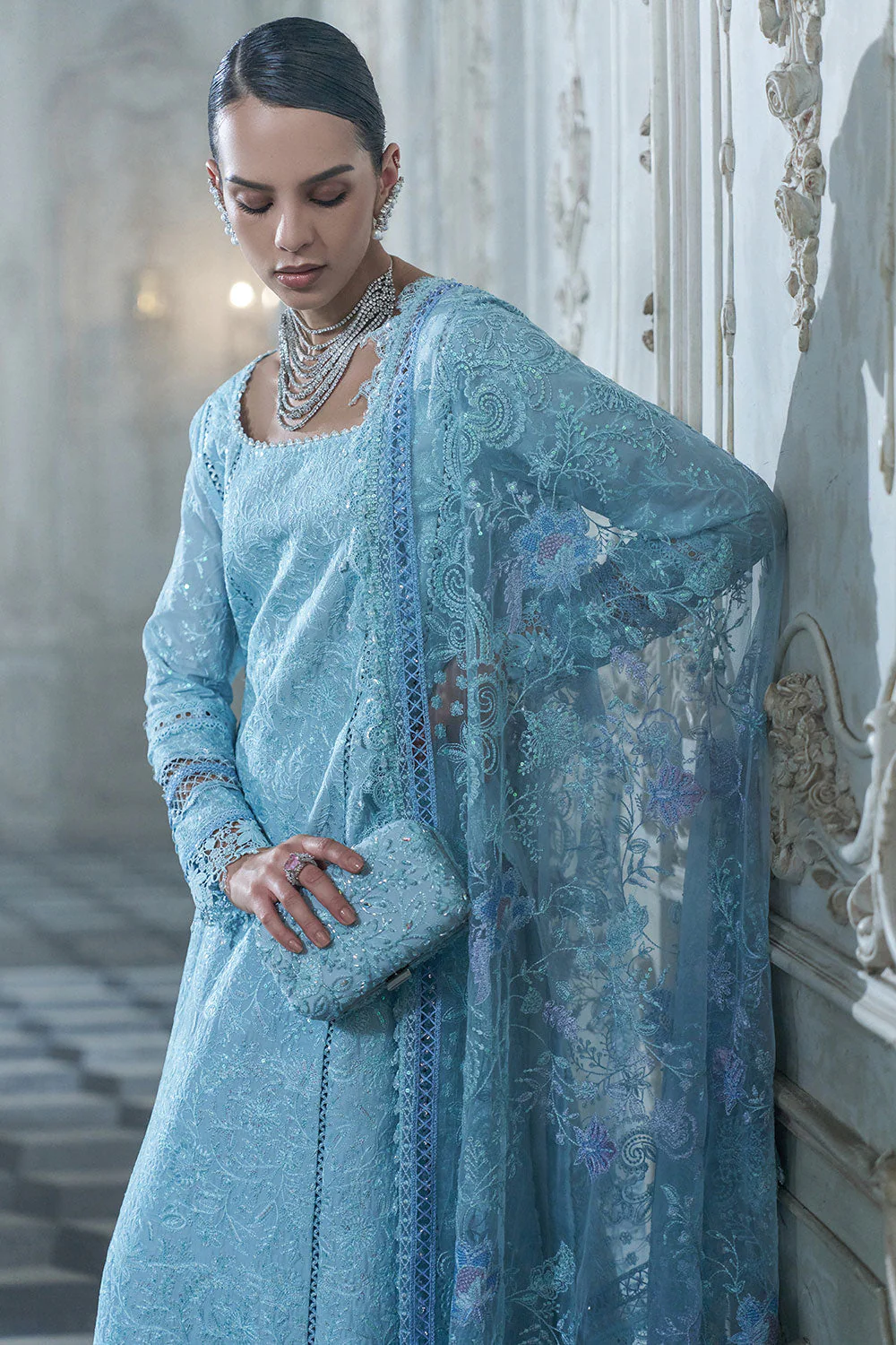 Design 4A Luxury Lawn Eid Edition 2026 Unstitched - Image 4