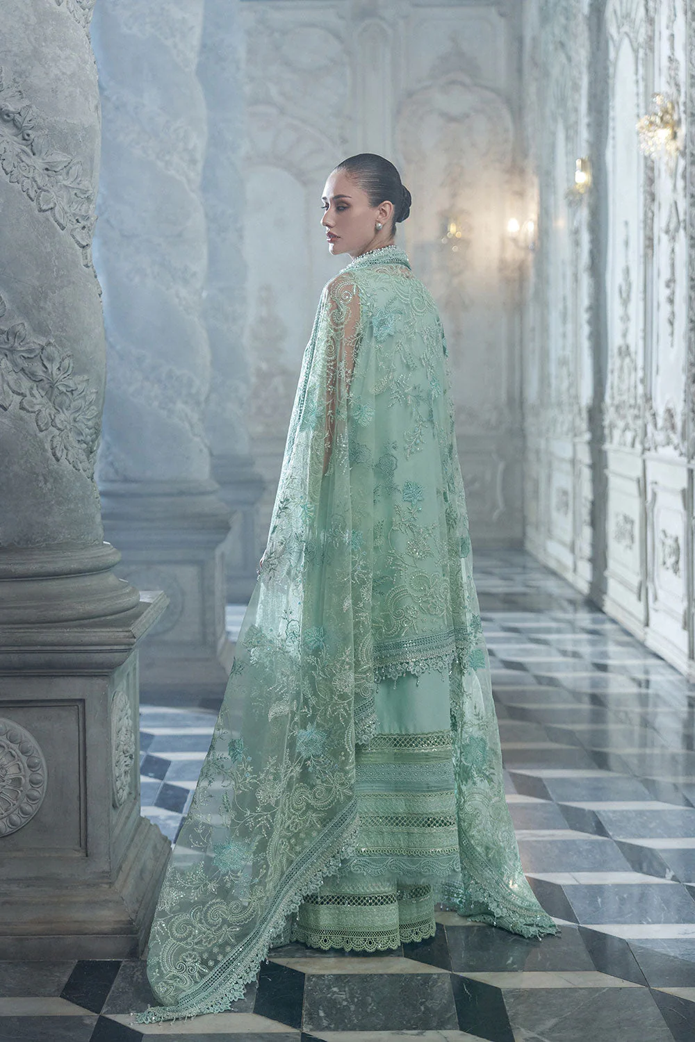Design 4B Luxury Lawn Eid Edition 2026 Unstitched - Image 3