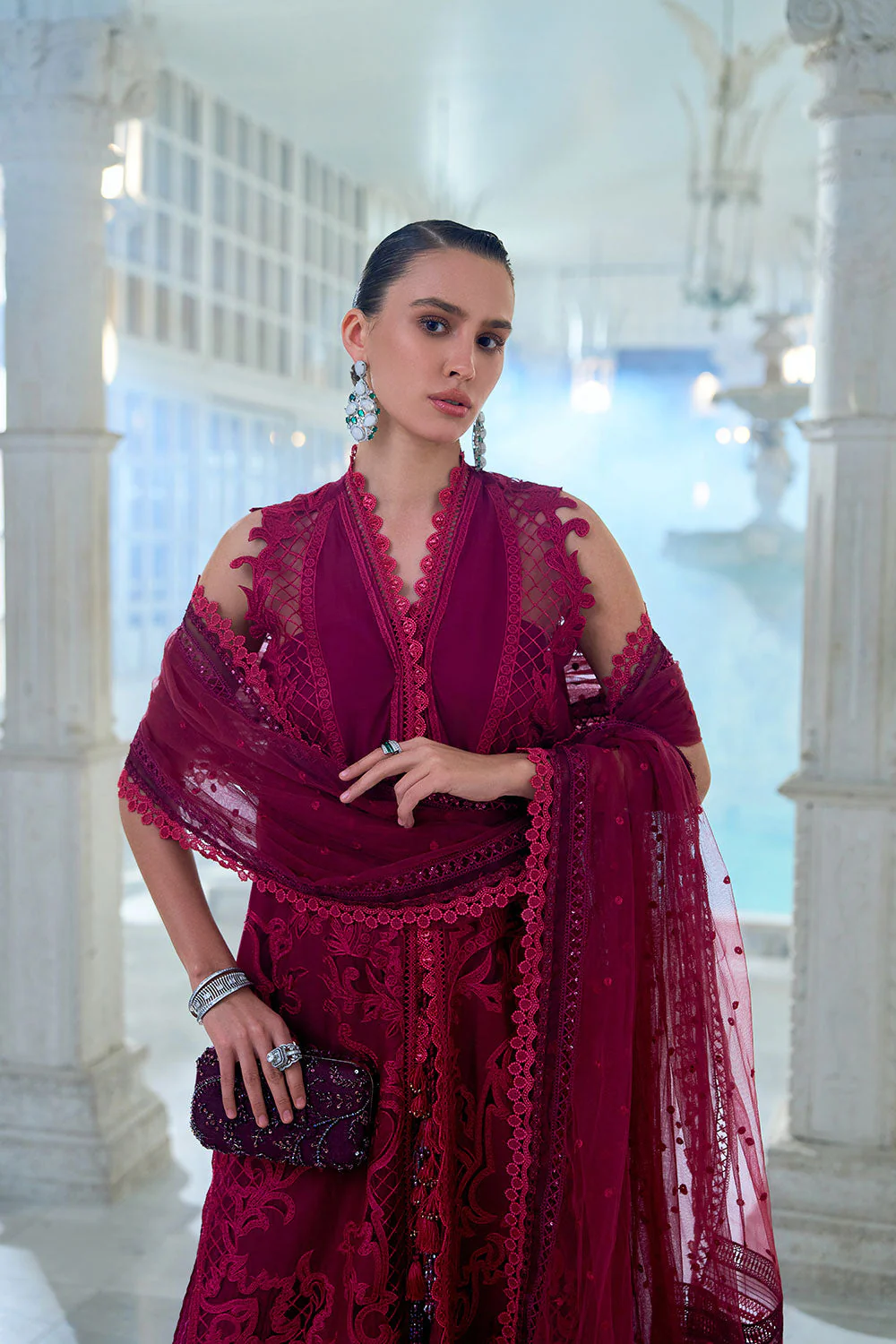 Design 5A Luxury Lawn Eid Edition 2026 Unstitched - Image 5