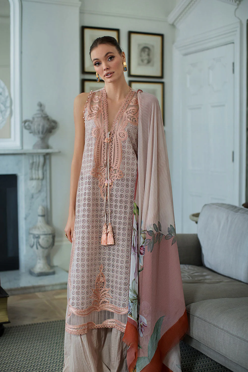 Design 5B Luxury Lawn 2024 Unstitched - Image 3