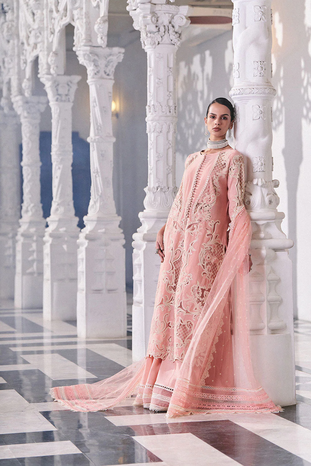 Design 5B Luxury Lawn Eid Edition 2026 Unstitched - Image 2