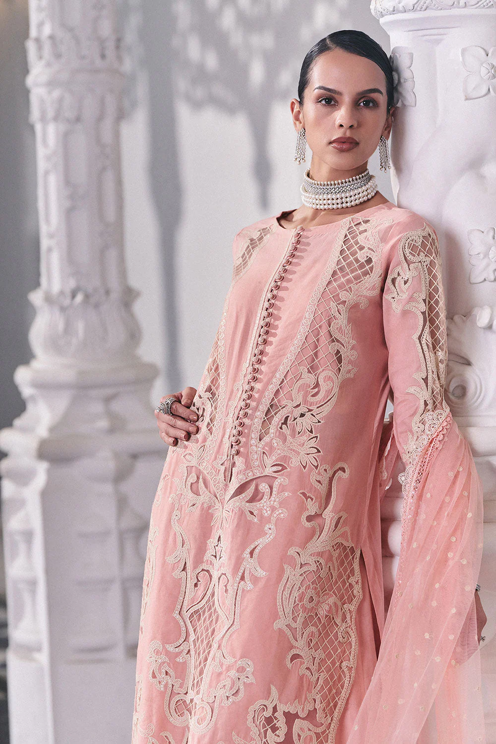 Design 5B Luxury Lawn Eid Edition 2026 Unstitched - Image 3
