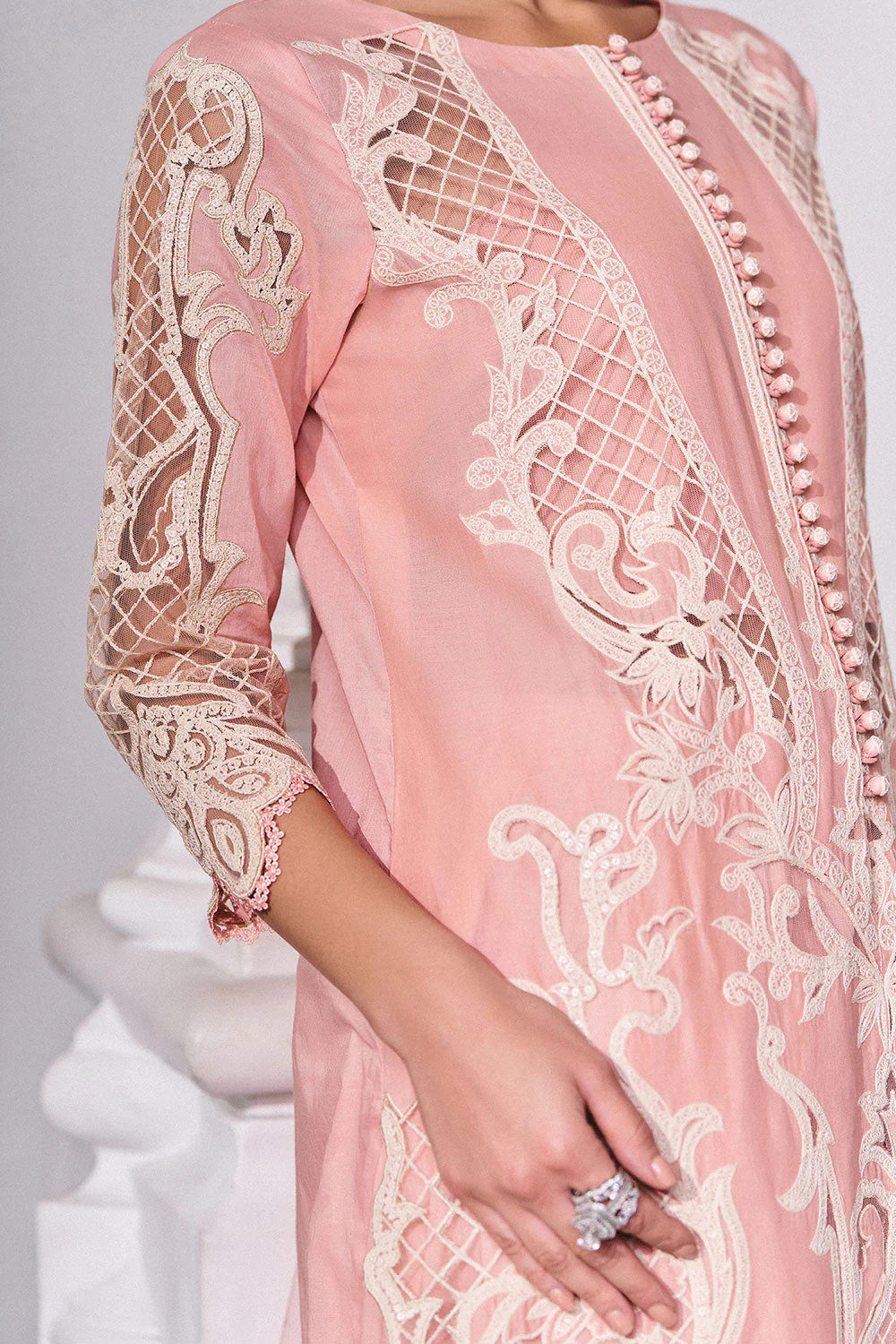 Design 5B Luxury Lawn Eid Edition 2026 Unstitched - Image 5