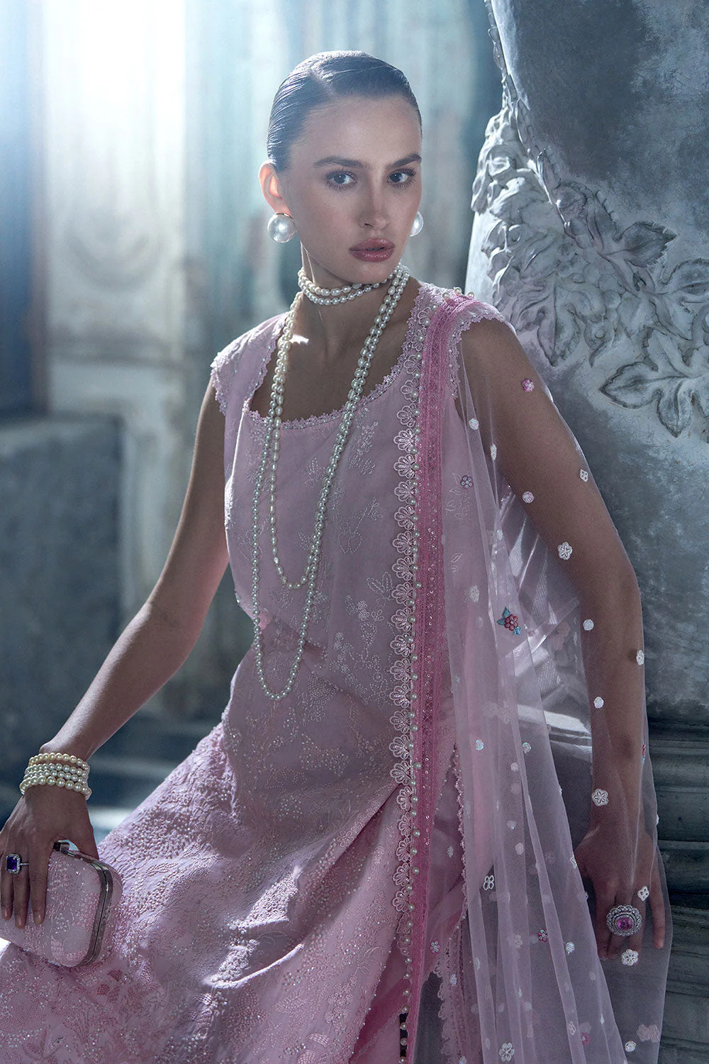 Design 7B Luxury Lawn Eid Edition 2026 Unstitched - Image 10
