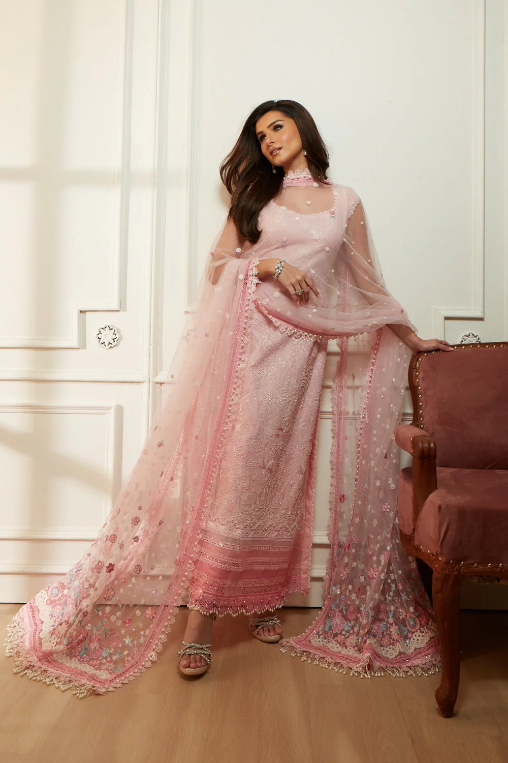 Design 7B Luxury Lawn Eid Edition 2026 Unstitched - Image 3