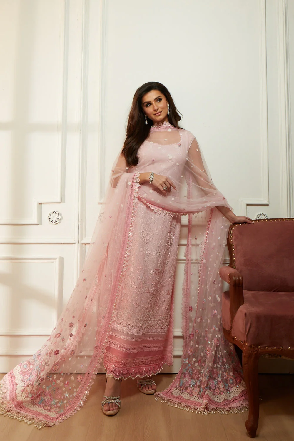 Design 7B Luxury Lawn Eid Edition 2026 Unstitched - Image 4