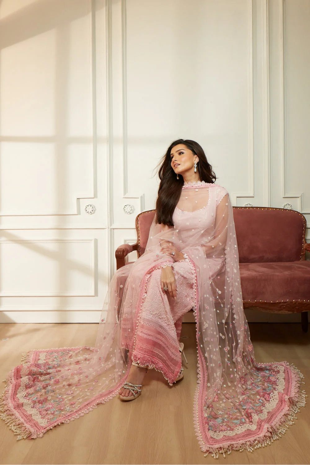 Design 7B Luxury Lawn Eid Edition 2026 Unstitched - Image 5
