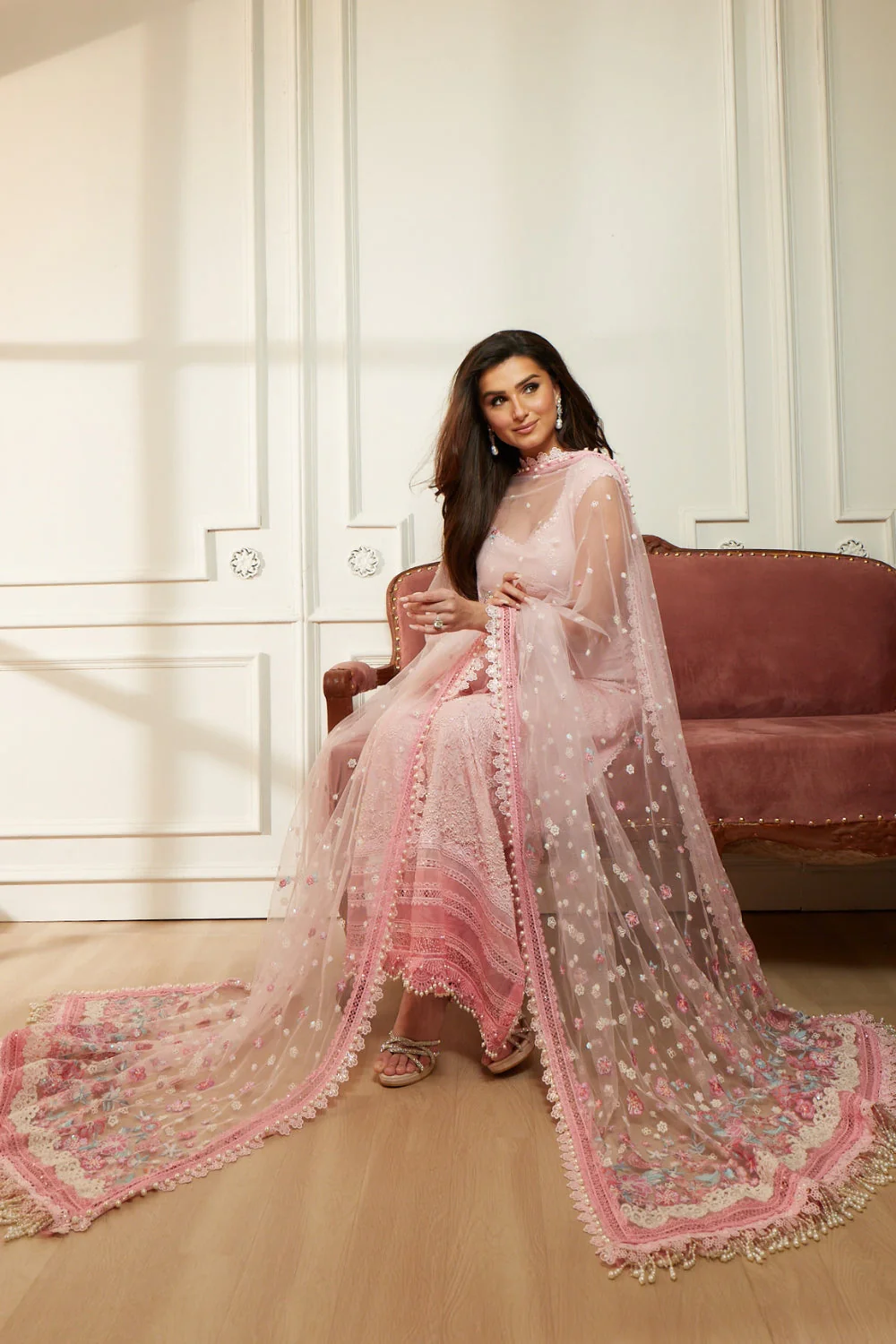 Design 7B Luxury Lawn Eid Edition 2026 Unstitched - Image 7