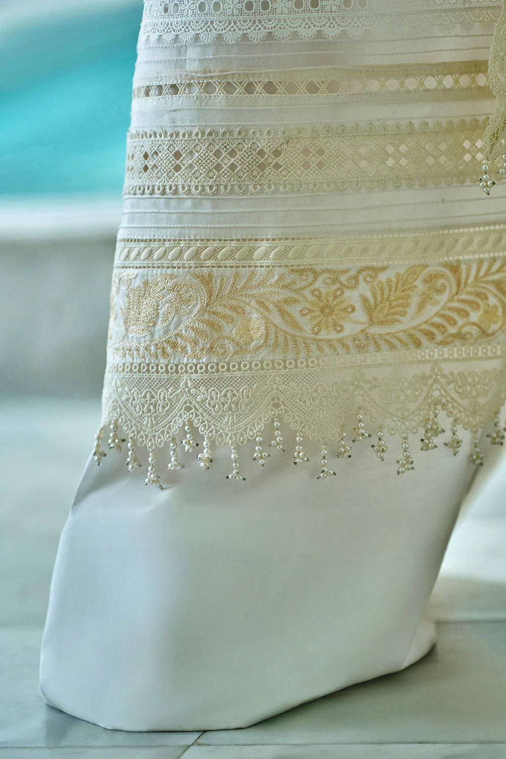 Design 9A Luxury Lawn Eid Edition 2026 Unstitched - Image 12